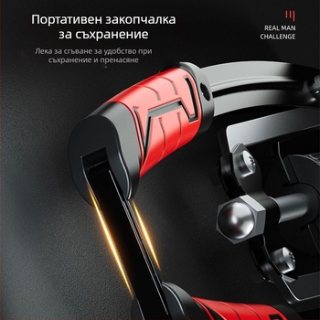 Joy Jump Хидравлично устройство за сила на ръката – Регулируема ръкохватка за домашна тренировка, от стомана, 10–150 кг, подходящо за тийнейджъри, възрастни и хора в напреднала възраст