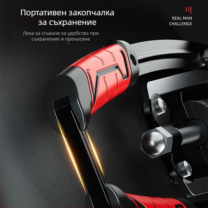 Joy Jump Хидравлично устройство за сила на ръката – Регулируема ръкохватка за домашна тренировка, от стомана, 10–150 кг, подходящо за тийнейджъри, възрастни и хора в напреднала възраст