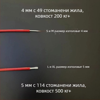 Кучешка каишка с железна верига, антиухапване, неретракторна, аксесоар