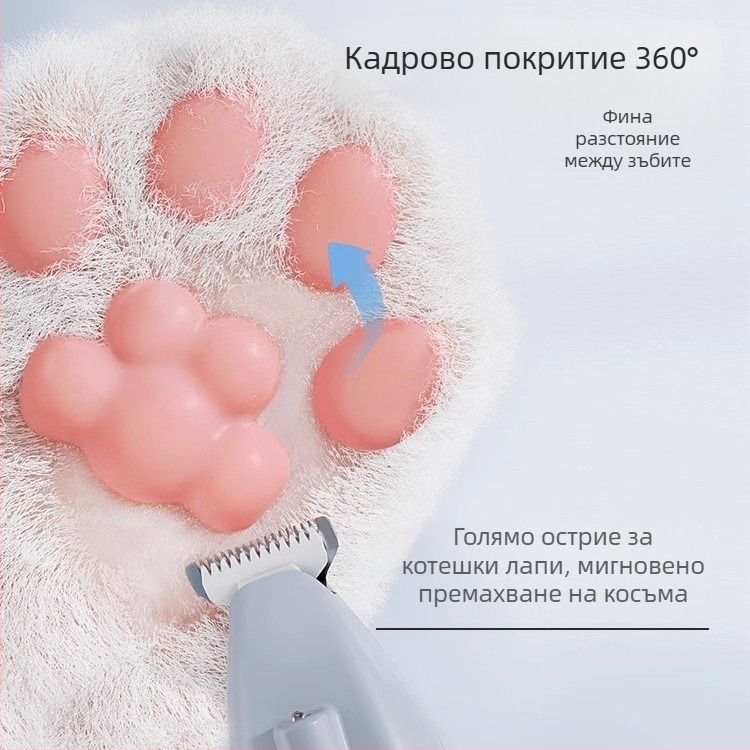 Електрически подстригвач за котешки лапи — инструмент за грижа за домашни любимци