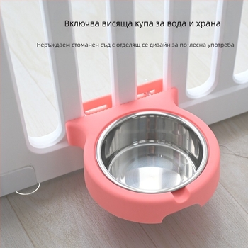 Подвесна поилка за кучета за клетка – PP материал, марка Tiger Tago, лицензиран частен етикет, принадлежности за домашни любимци