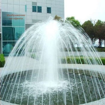 Програмирана дюза за фонтан — месингова, с клапан, универсална директна струя, чиста струя, марка Meihuan