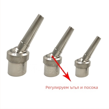 Дюза за фонтан от неръждаема стомана, универсална, директна, модел 1/2, марка Meihuan, приложение: ландшафт, парк, вътрешен и външен двор