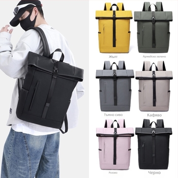 Раница за лаптоп, унисекс, водоустойчива, капацитет 20–35 л, съвместима с 14-инчов лаптоп, със въздушна презрамка