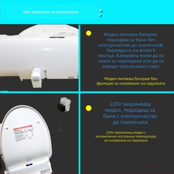 Самозаместван капак за тоалетна с U-образна форма и еднократна пластмасова подложка — ABS материал, мигновен тип, регулируемо разстояние между отвори 13–18