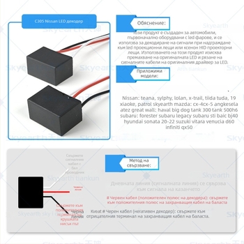 Автомобилен LED/HID линзов декодер с модул за стъпково димерване и изтриване на кодове за грешки - Tian Kun Lens-Specific Decoder, Персонализирана обработка: Да