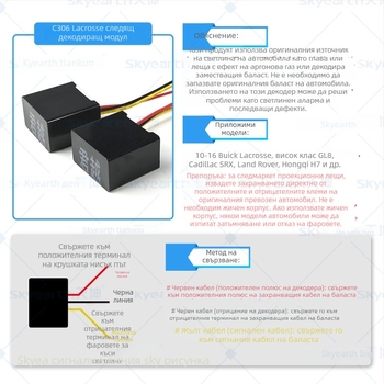 Автомобилен LED/HID линзов декодер с модул за стъпково димерване и изтриване на кодове за грешки - Tian Kun Lens-Specific Decoder, Персонализирана обработка: Да