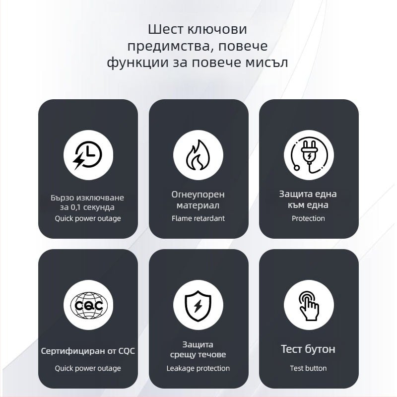 6A захранващ кабел с щепсел за водонагревател и умна тоалетна седалка, 220-240V, 3C сертифициран