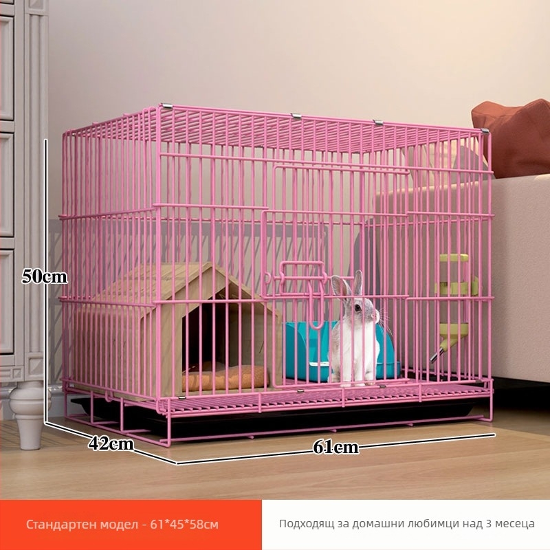 Клетка за зайци – телена конструкция, гнездо за домашни любимци, не е вносено