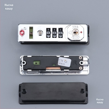 Паролна ключалка за багаж — странична ключалка за куфари (Категория: аксесоари за багаж; Тип ключалка: паролна; Позиция: странична)