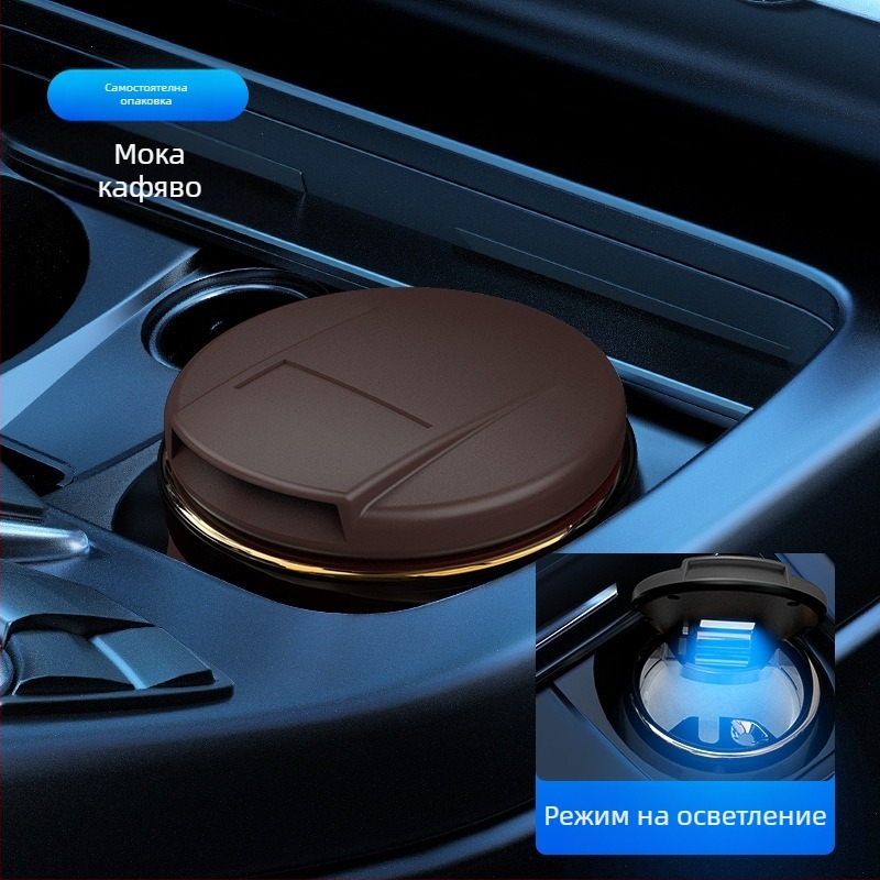 Керамичен автомобилен пепелник с капак | Модел 028, бионичен производствен процес, двойно приложение за дом и кола — Zhenshangle