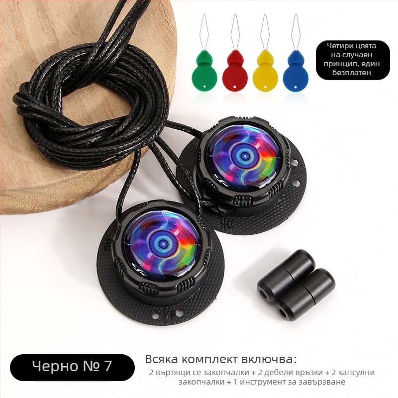 Спортни маратонки за бягане със система без връзки и въртящ се бутон; кръгли шнурове, дебелина на шнура 0.15 cm, дължина на шнура 100 cm; модел Xd351, подходящи за маратонки и ежедневни обувки