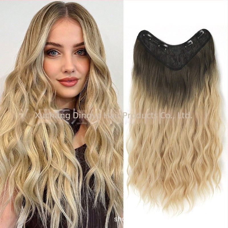 Перука с опашка — удълнения от кичури коса, Dingya Beauty, високотемпературна нишка, произход Хенан