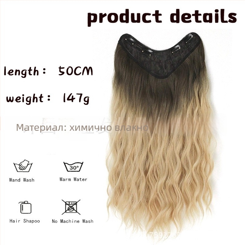 Перука с опашка — удълнения от кичури коса, Dingya Beauty, високотемпературна нишка, произход Хенан