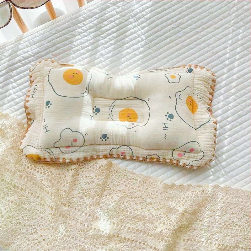 Бебешка възглавница – 100% памук, корейски стил, за новородени до 1 година