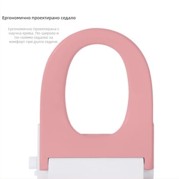 Интелигентна седалка за тоалетна W118C, функции: почистване на седалището и женско почистване, промиване със сифонов тип, воден обем 500–700 мл/мин, материал PP платка