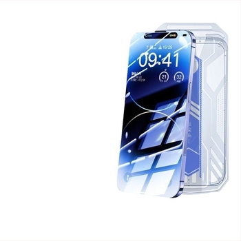 Защитно стъкло за предния екран на iPhone 14 Pro Max – HD яснота, прахоустойчиво, антиотпечатъци, удароустойчиво, пълно покритие на екрана