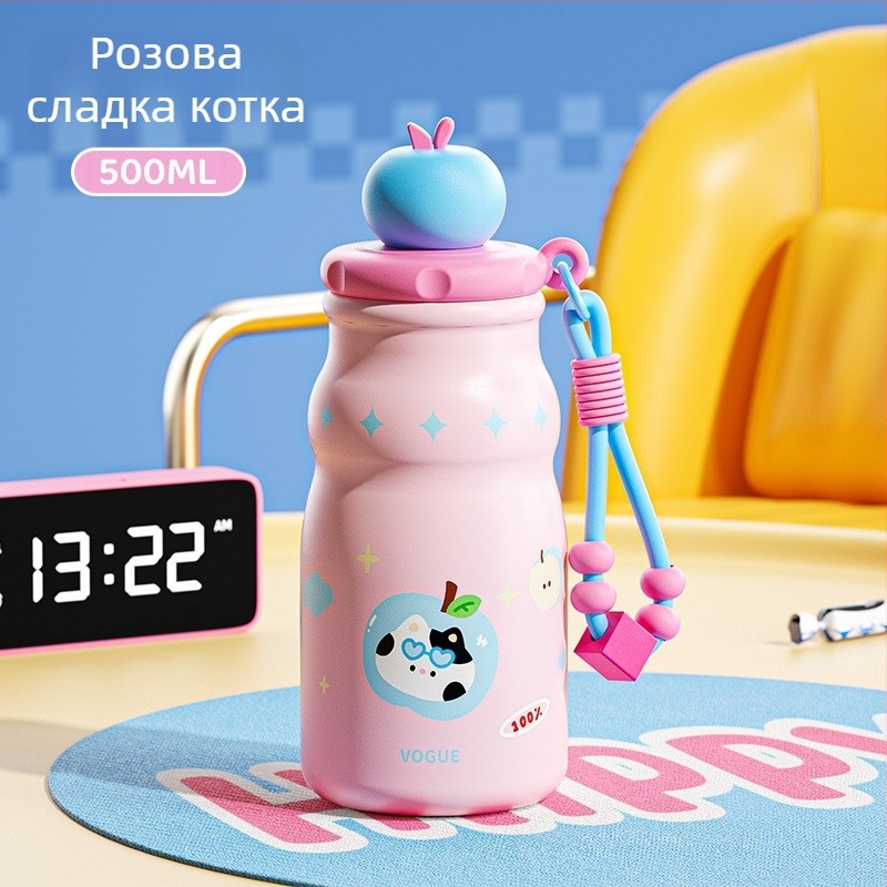 316 неръждаема стомана термоизолирана чаша със сламка и дръжка, вътрешен слой 316, външен корпус 201, 6–12 ч изолация, филтър за чай, персонализиране