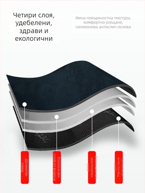 Подложка за табло на автомобил с антиотразяваща повърхност и слънцезащита, материал суеде, модел ltao625485981079