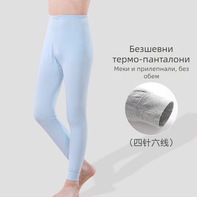 Детски термо долнища за момчета, памучни дълги панталони (95% памук; средно повишена талия; за есен-зима)