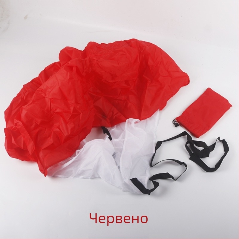 Чадър със съпротивление за спринт тренировка - полиестерна материя, персонализируем, марка Victory, тренировъчен помощник за футбол и лека атлетика