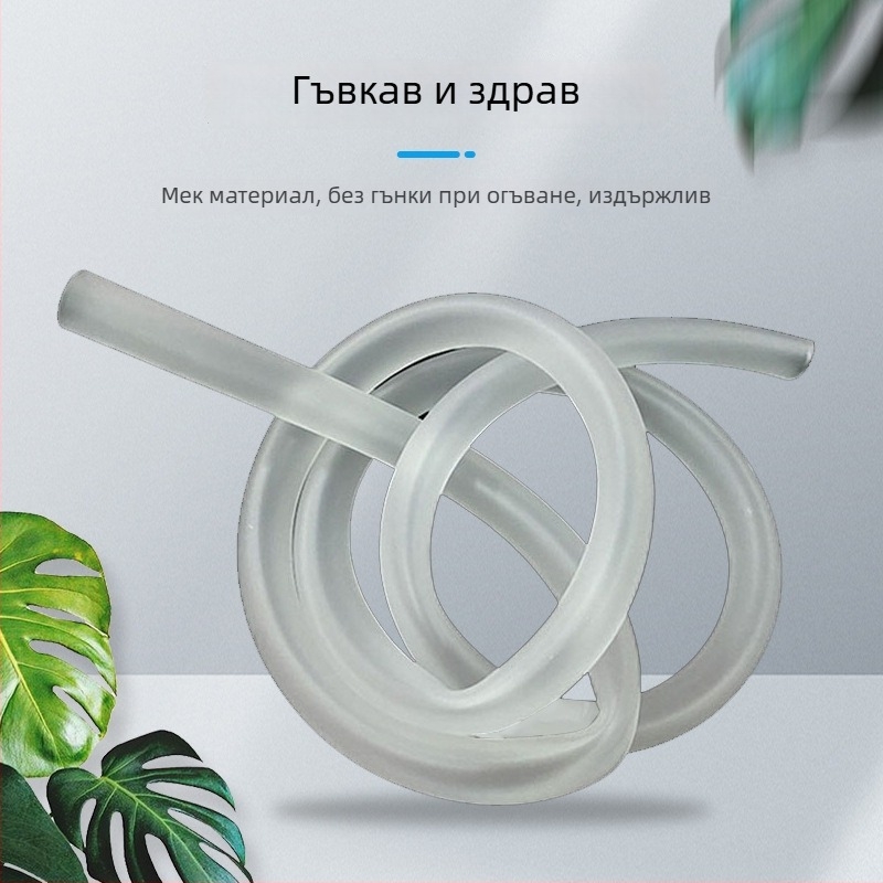 Johnson Aquarium Телешко сухожилие тръба за водна смяна в аквариума, прозрачен шланг за потапваща помпа и аериране, 1 кг