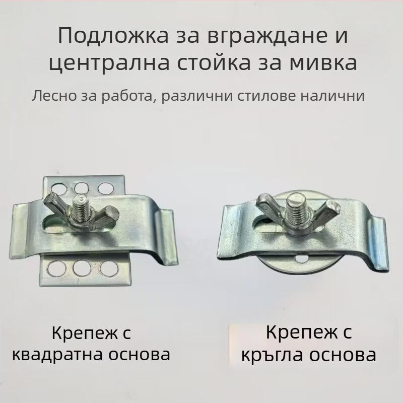 Неръждаеми крепежни елементи за умивалник под каменен плот; Материал: метал; Модел: неръждаеми крепежи за умивалник; Стил: Друг
