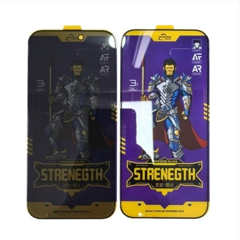 Закалено стъклено защитно покритие за предния екран на iPhone 14 Pro Max — пълно покритие, поверителност, прахоустойчивост, антиотпечатъци, против падане