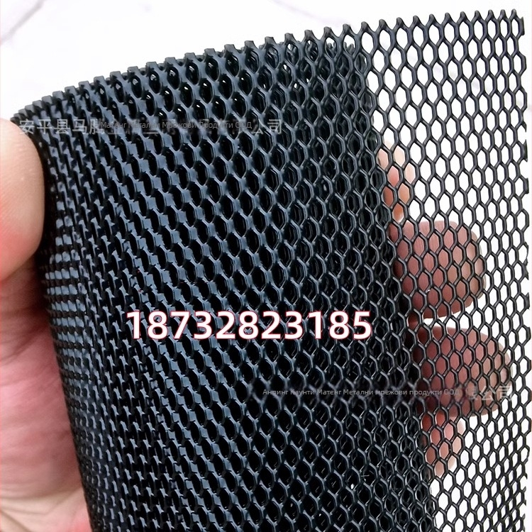 Универсална алуминиева мрежеста решетка за автомобил, централна радиаторна решетка, патерн 3x6 отвора