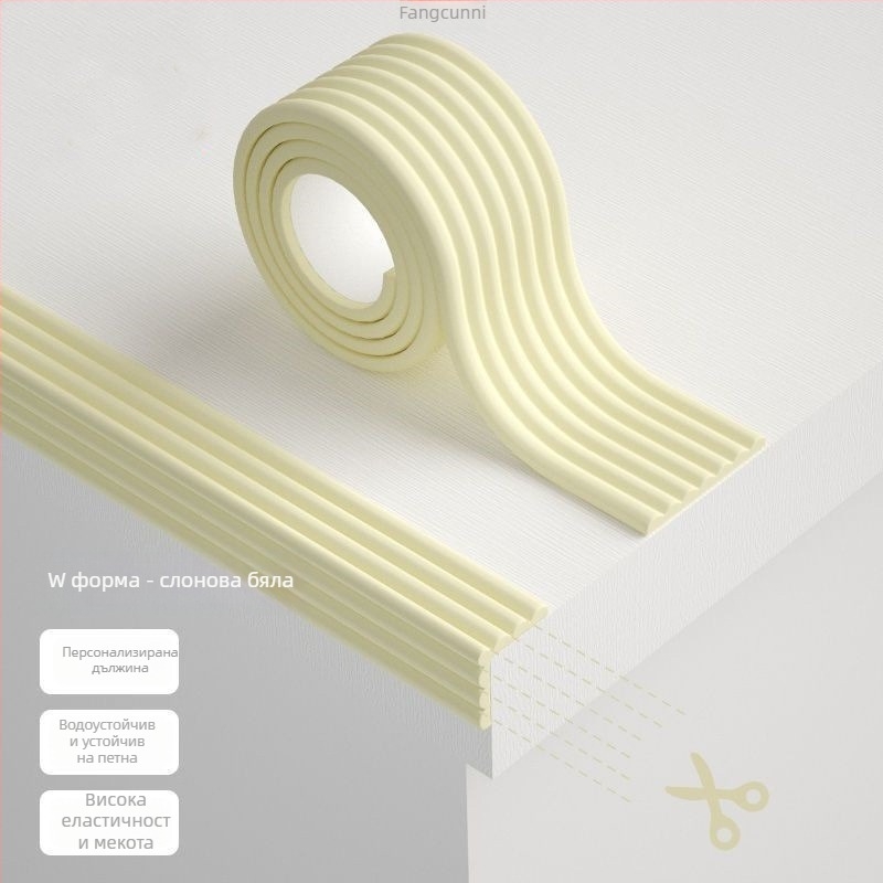 Защита за ъгъл на маса за деца — без лепило, безопасна за бебета, мека защита на ръба на масата и на стените