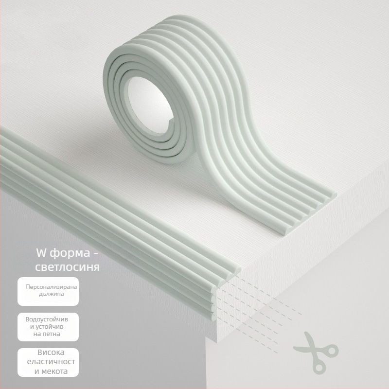 Защита за ъгъл на маса за деца — без лепило, безопасна за бебета, мека защита на ръба на масата и на стените