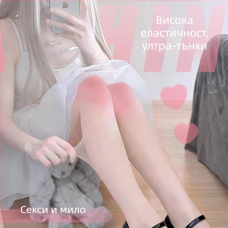 Колготки, много тънки, едноцветни, с ядро-обвита прежда, японски стил