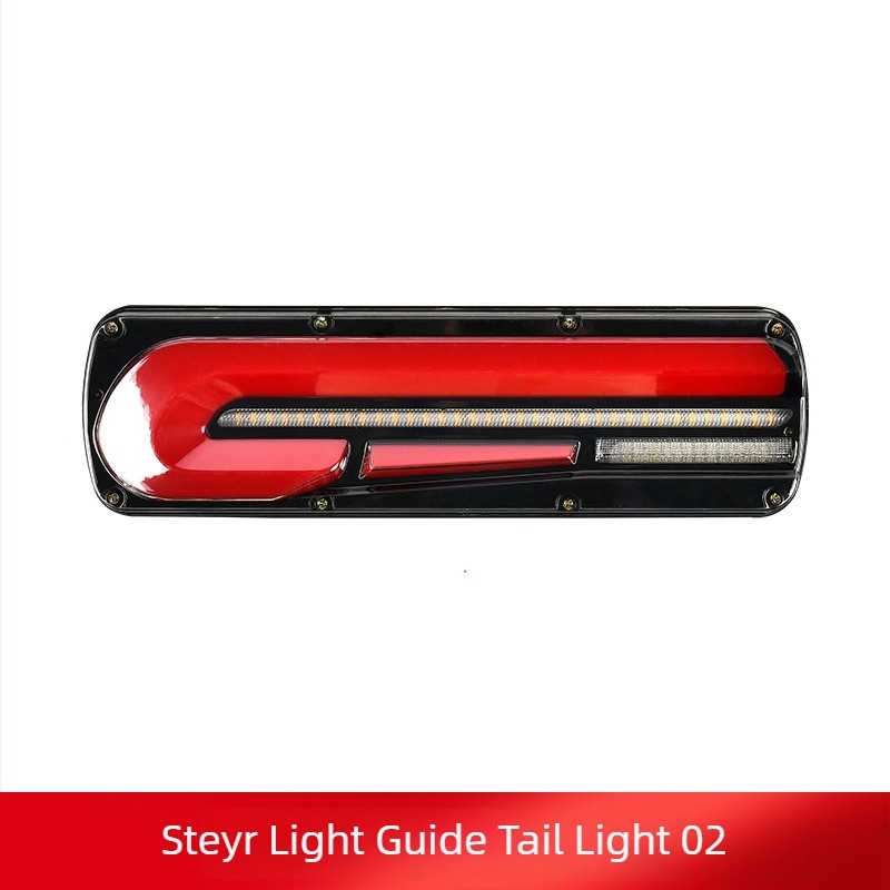 LED задно светло Steyr light guide tail light | LED източник на светлина; Пластмасово тяло; За автомобили, микробуси и камиони; 50000h живот