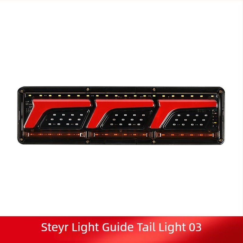 LED задно светло Steyr light guide tail light | LED източник на светлина; Пластмасово тяло; За автомобили, микробуси и камиони; 50000h живот
