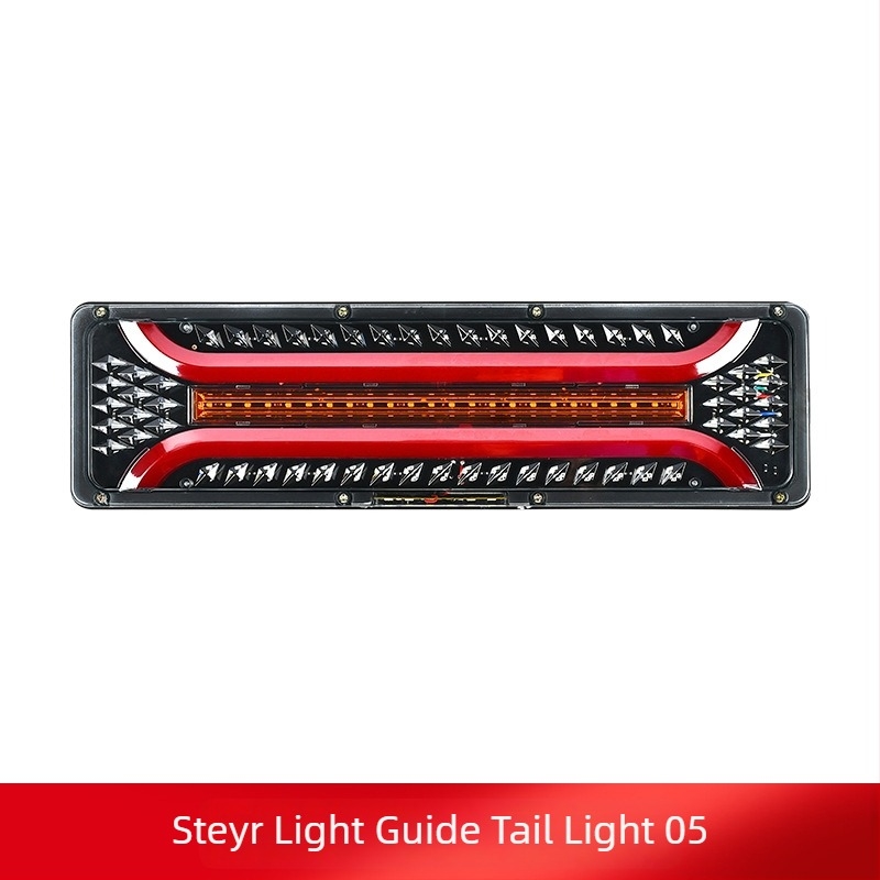LED задно светло Steyr light guide tail light | LED източник на светлина; Пластмасово тяло; За автомобили, микробуси и камиони; 50000h живот