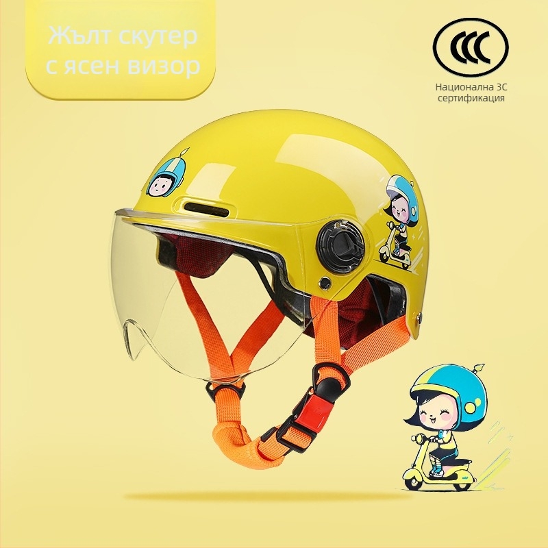 Детска каска за електрически превозни средства — ABS, Gb811-2022a сертифицирана, за всички сезони, за пътуване, за деца