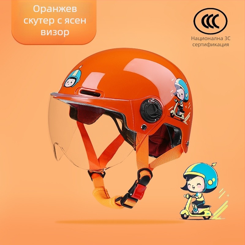 Детска каска за електрически превозни средства — ABS, Gb811-2022a сертифицирана, за всички сезони, за пътуване, за деца