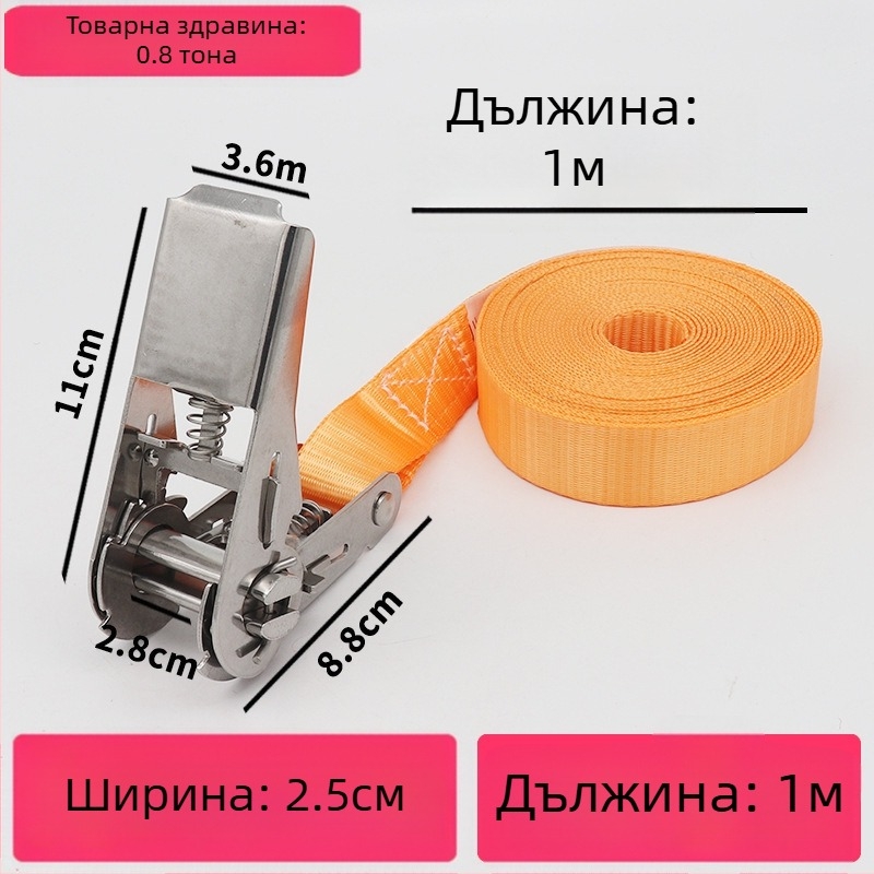 Trump 304 неръждаема стомана напрегач за ремък за товари без куки, за кръгово обвързване