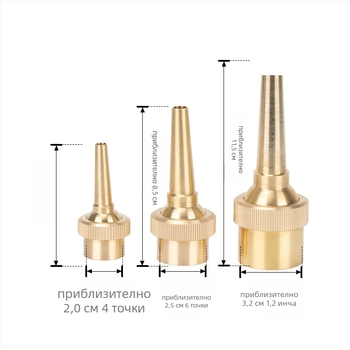 Латунена форсунка за ландшафтни фонтани – Марка: Друг