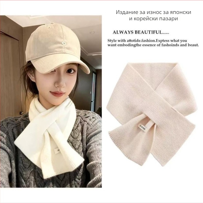 Вълнен плетен шал със самозагряваща функция, поддържа топлината, за четири сезона, машинна бродерия