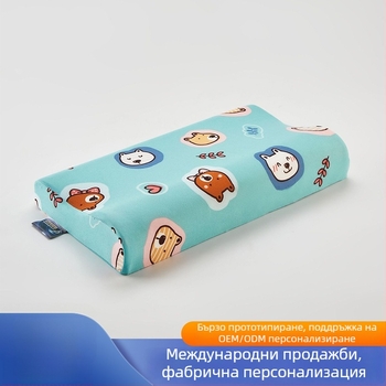 gj Memory Cotton детска възглавница, правоъгълна форма, тегло 1–2 кг, Tianzhu Cotton тъкан, подходяща за деца и бебета