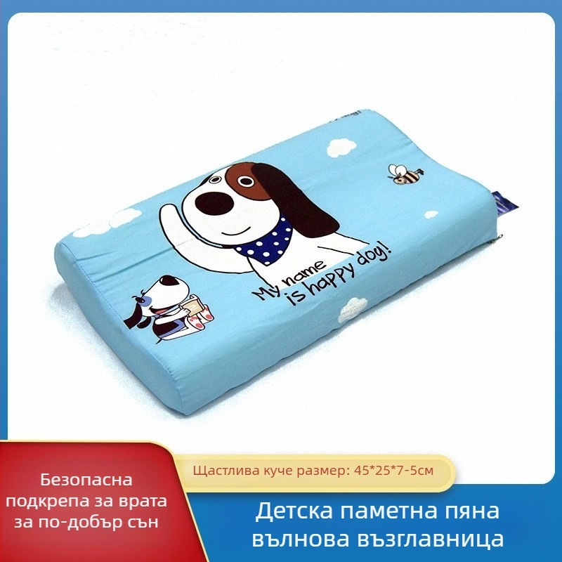 gj Memory Cotton детска възглавница, правоъгълна форма, тегло 1–2 кг, Tianzhu Cotton тъкан, подходяща за деца и бебета