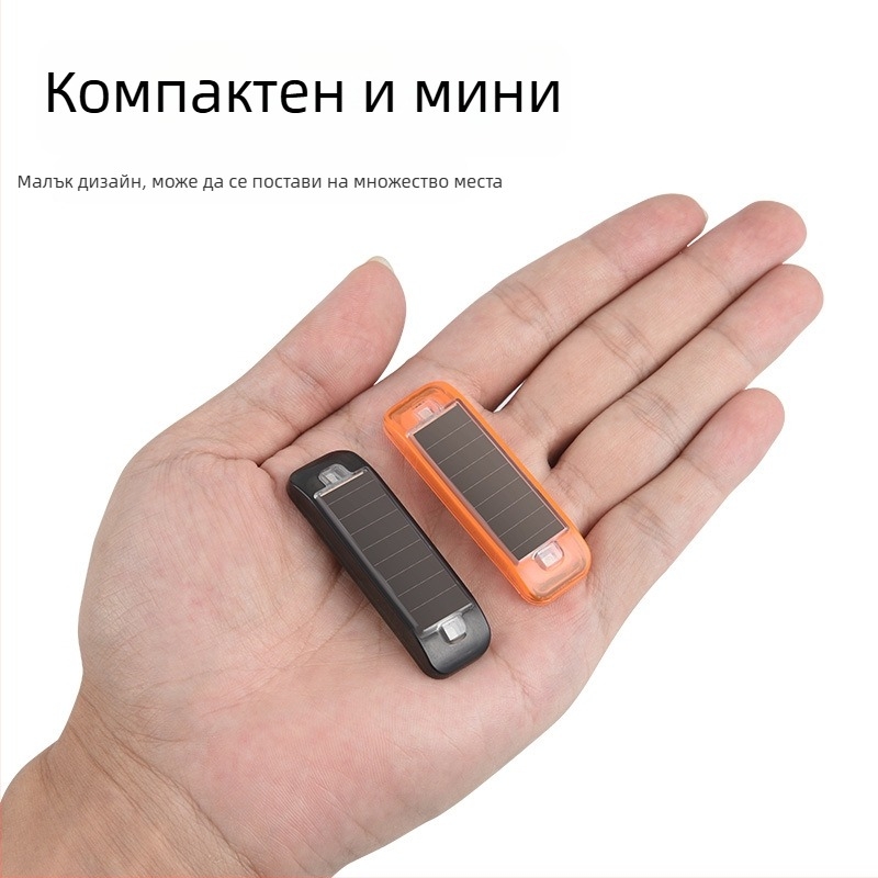 Автомобилен соларен предупредителен LED модул, без кабели при монтаж, Deep Steam марка, обща съвместимост, дихателна декоративна светлина