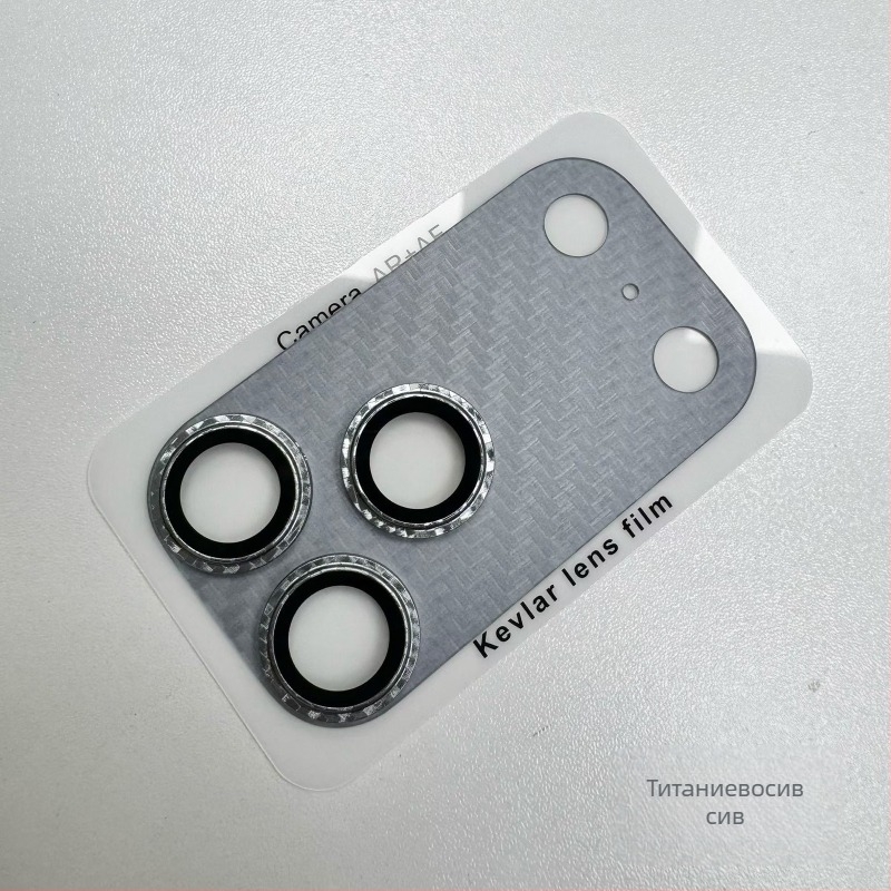 Филм за защита на обектива за iPhone 17 – закалено стъкло, HD