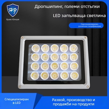 LED светлина за видеонаблюдение на пътища и паркинги — IP66, 12V/AC24V/AC220V, 15–100W, 2400–4200 lm