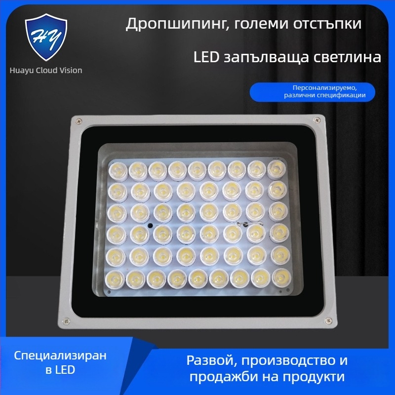 LED светлина за видеонаблюдение на пътища и паркинги — IP66, 12V/AC24V/AC220V, 15–100W, 2400–4200 lm