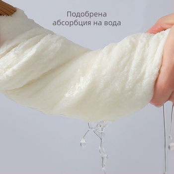 Бебешка кърпа за миене с Coral Velvet, карикатурен принт, бродирана, за бебета, 80–100 g