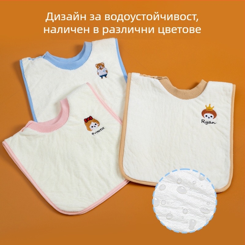 Бебешка кърпа за миене с Coral Velvet, карикатурен принт, бродирана, за бебета, 80–100 g