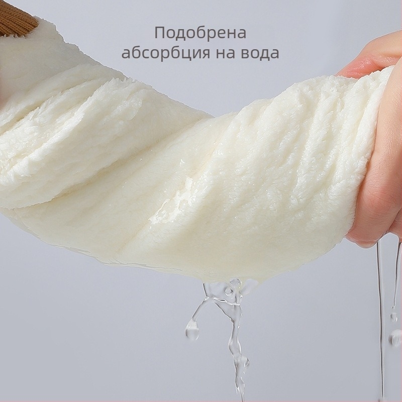 Бебешка кърпа за миене с Coral Velvet, карикатурен принт, бродирана, за бебета, 80–100 g