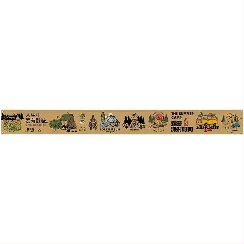 Nordic стил навесна завеса-гоблен за дневна стая – ленено-бленд плат, цифров термален трансферен печат, правоъгълна форма, персонализируема